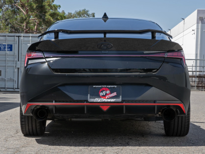 aFe Takeda Hyundai Elantra N 22-23 L4-2.0L (t) 3in 304 SS Cat-Back Exhaust w/ Black Tips