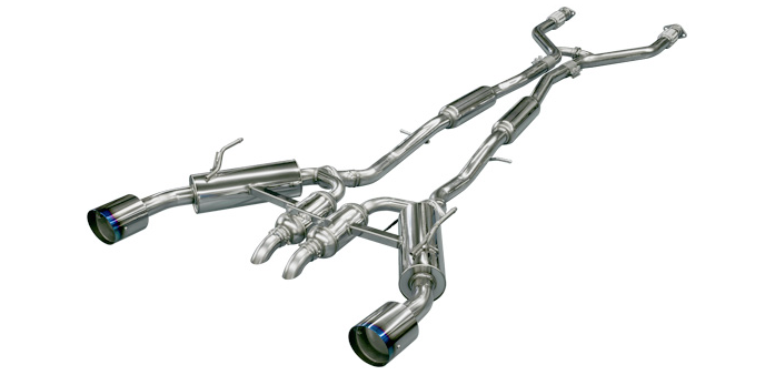 HKS INFINITI Q50 VQ37/VR30 Dual Hi-Power Titanium Tip Catback Exhaust