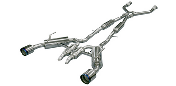 HKS INFINITI Q50 VQ37/VR30 Dual Hi-Power Titanium Tip Catback Exhaust