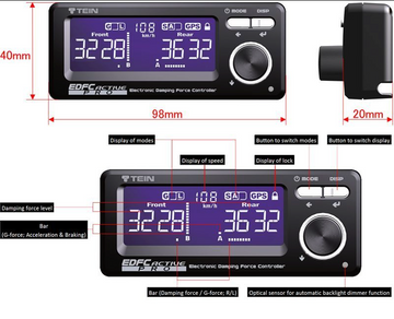 Tein EDFC Active Pro Suspension Damping Controller Kit - 0