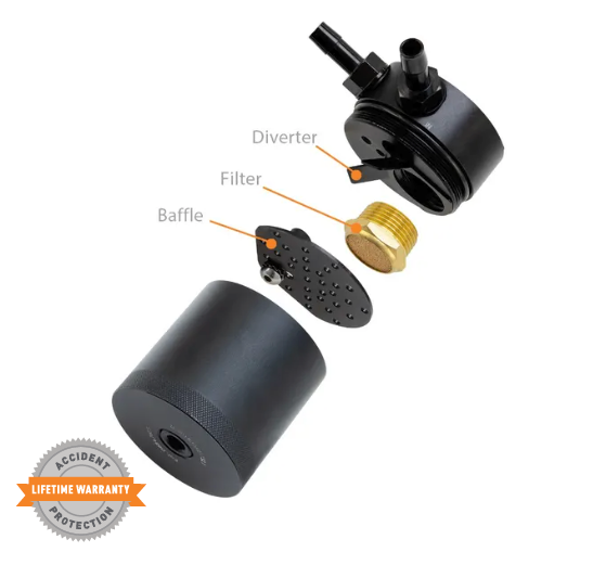 Baffled Oil Catch Can, PCV Side, fits Subaru BRZ/Toyota GR86 2022+