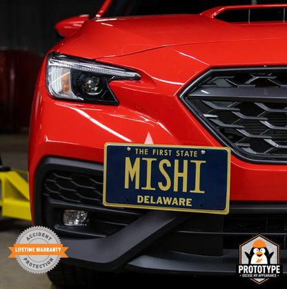 License Plate Relocation Kit, Fits Subaru WRX 2022+/Crosstrek 2018+