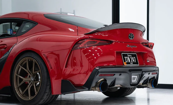 OLM AS Style Carbon Fiber Duckbill Spoiler - 2020+ Supra - 0