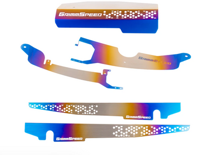GrimmSpeed Titanium Engine Bay Dress Up Bundle - 2022+ Subaru WRX