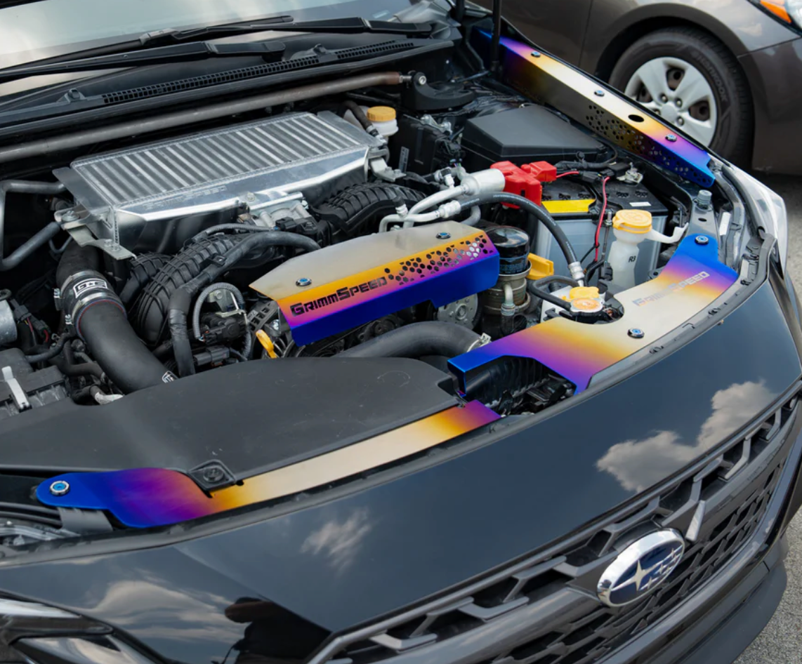 GrimmSpeed Titanium Engine Bay Dress Up Bundle - 2022+ Subaru WRX - 0