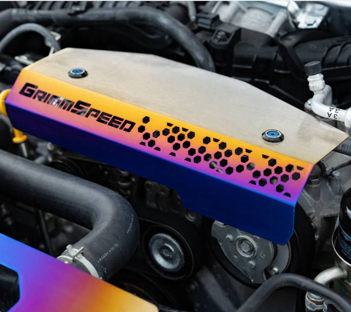 GrimmSpeed Pulley Cover - 2022+ Subaru WRX, 2019+ Subaru Ascent