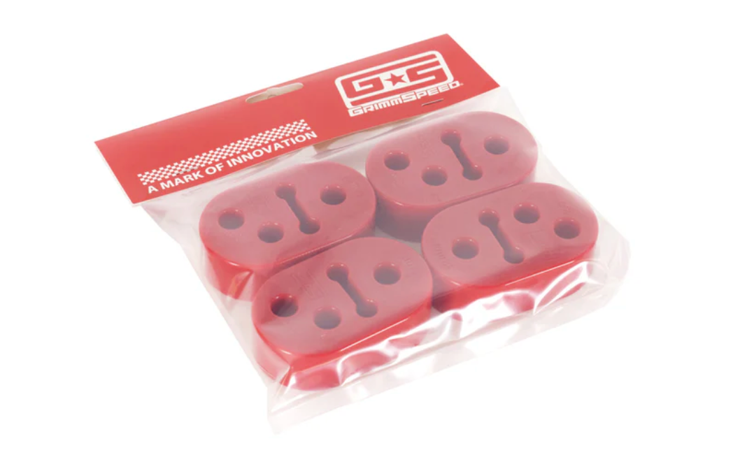 GrimmSpeed Two Position Exhaust Hangers - 12mm - Set of 4 - 0
