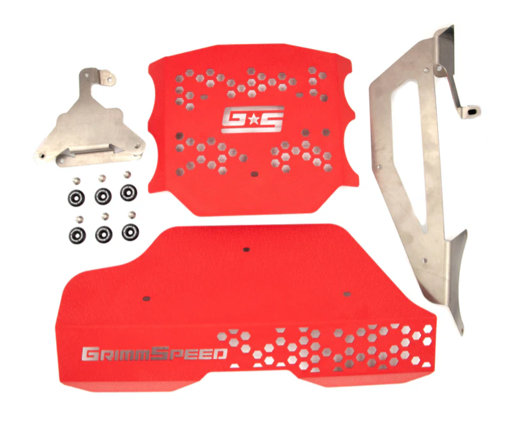 GrimmSpeed 2nd Gen Pulley and Engine Cover Kit - 2022+ Subaru BRZ, Toyota GR86