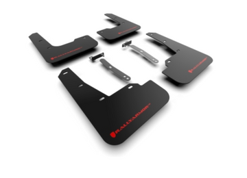 Rally Armor 22-23 Hyundai Elantra N & N Line Black UR Mud Flap w/Red Logo