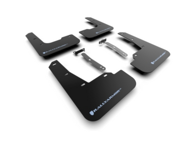 Rally Armor 22-23 Hyundai Elantra N & N Line Black UR Mud Flap w/Light Blue Logo