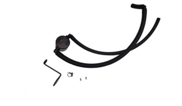 J&L 22-25 Hyundai Elantra N 2.0L Oil Separator 3.0 Passenger Side - Black Anodized