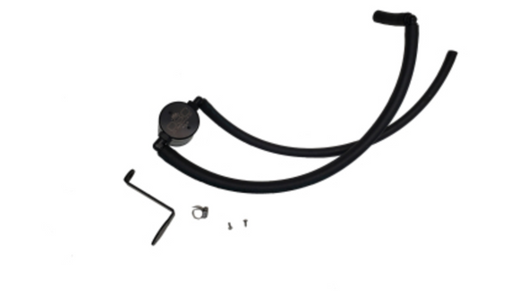 J&L 22-25 Hyundai Elantra N 2.0L Oil Separator 3.0 Passenger Side - Black Anodized