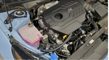 J&L 22-25 Hyundai Elantra N 2.0L Oil Separator 3.0 Passenger Side - Black Anodized