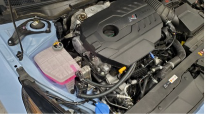 J&L 22-25 Hyundai Elantra N 2.0L Oil Separator 3.0 Passenger Side - Black Anodized