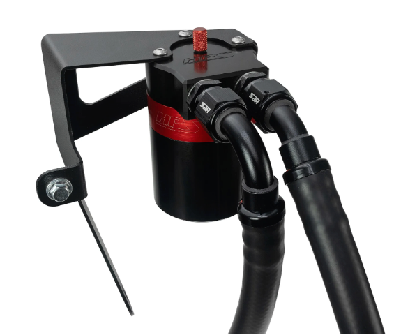 HPS Performance Aluminum Oil Catch Can Kit 2022-2024 Subaru WRX 2.4L Turbo, 860-009