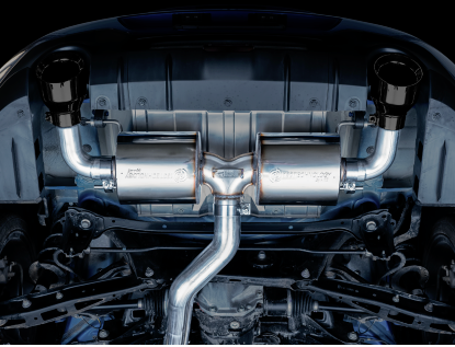 AWE Subaru BRZ/ Toyota GR86/ Toyota 86 Touring Edition Cat-Back Exhaust- Diamond Black Tips