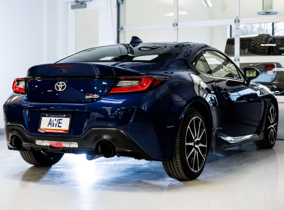 AWE Subaru BRZ/ Toyota GR86/ Toyota 86 Touring Edition Cat-Back Exhaust- Diamond Black Tips