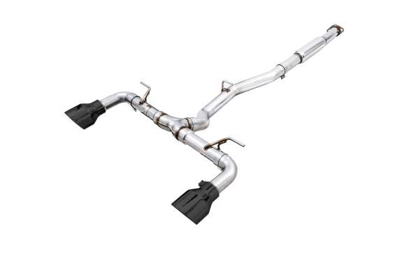 WE Subaru BRZ / Toyota GR86 / Toyota 86 Track Edition Cat-Back Exhaust- Diamond Black Tips