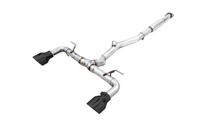 WE Subaru BRZ / Toyota GR86 / Toyota 86 Track Edition Cat-Back Exhaust- Diamond Black Tips