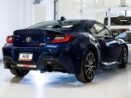 WE Subaru BRZ / Toyota GR86 / Toyota 86 Track Edition Cat-Back Exhaust- Diamond Black Tips