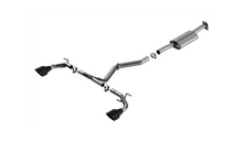 Borla 22-23 Subaru BRZ/Toyota GR86 2.4L RWD AT/MT S-Type Catback Exhaust - Black Chrome Tips