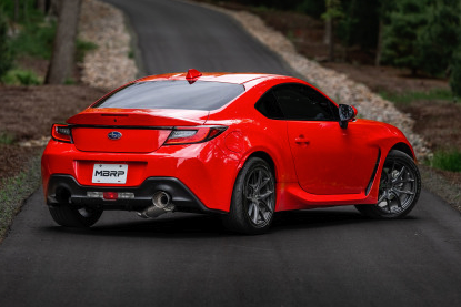 MBRP 12-22 Subaru BRZ 17-22 Toyota GR86 Stainless Steel 3in Cat-Back-Single Rear Exit w Carbon Tips - 0