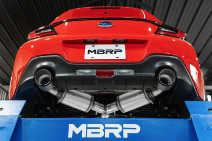 MBRP Subaru BRZ 2.0L/ 2.4L 3in Dual Split Rear Cat Back w/Burnt End Tips- T304