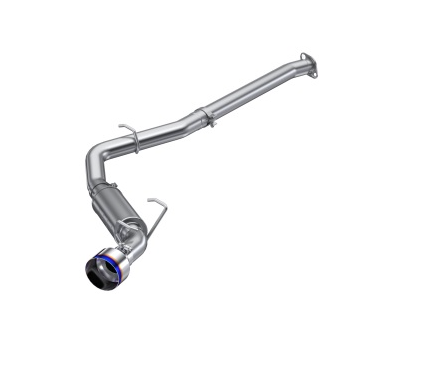 MBRP 12-22 Subaru BRZ 17-22 Toyota GR86 Stainless Steel 3in Cat-Back-Single Rear Exit w Burnt Tip