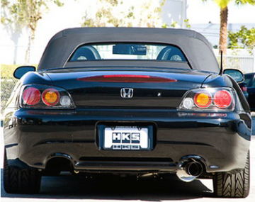 HKS 00-09 S2000 Hi Power Racing Version Exhaust w/ Ti Tip (SUS304 NO COATING) - 0