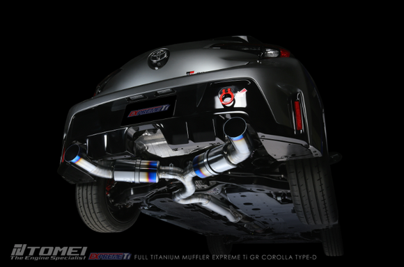 TOMEI EXPREME-TI TITANIUM EXHAUST Type-D: TOYOTA GR COROLLA 23-25