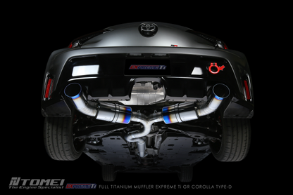 TOMEI EXPREME-TI TITANIUM EXHAUST Type-D: TOYOTA GR COROLLA 23-25