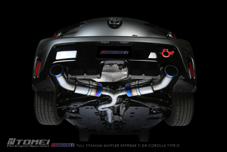 TOMEI EXPREME-TI TITANIUM EXHAUST Type-D: TOYOTA GR COROLLA 23-25