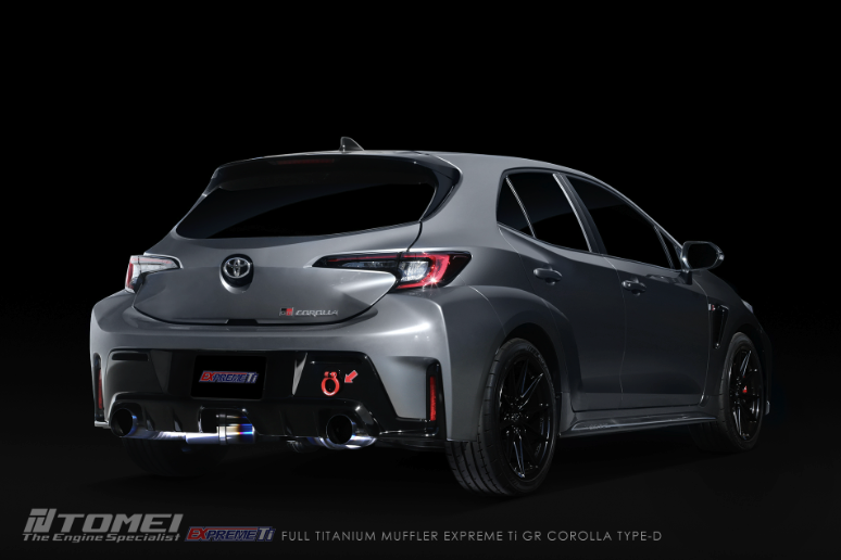 TOMEI EXPREME-TI TITANIUM EXHAUST Type-D: TOYOTA GR COROLLA 23-25