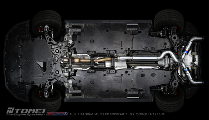 TOMEI EXPREME-TI TITANIUM EXHAUST Type-D: TOYOTA GR COROLLA 23-25