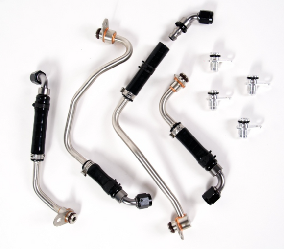 Full-Race 2017-2020 Ford F-150 & Raptor 3.5L EcoBoost Turbocharger Coolant Line Upgrade Kit