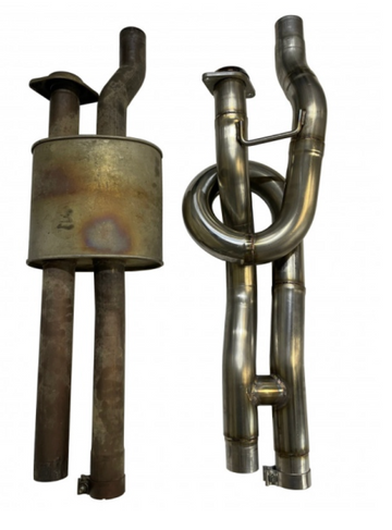 SPD 2017-2020 Ford Raptor / HO Limited 3.5L EcoBoost Trombone Equal Length Resonator Delete - 0