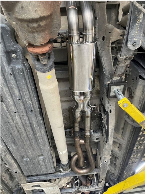 SPD 2017-2020 RAPTOR / F150 LIMITED HX SERIES Helmholtz Resonated Muffler Upgrade