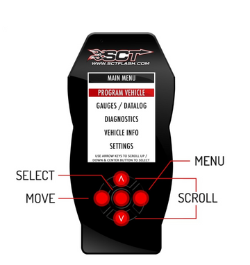 SCT 2011-2020 Ford F-150 & Raptor 3.5L X4 Handheld Programmer - 0