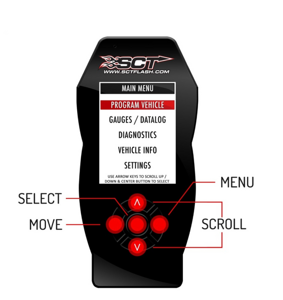 SCT 2011-2020 Ford F-150 & Raptor 3.5L X4 Handheld Programmer