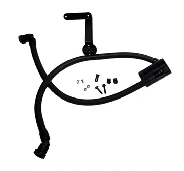 J&L 2011-2023 Ford F-150 Passenger Side Oil Separator 3.0 (Black Anodized)