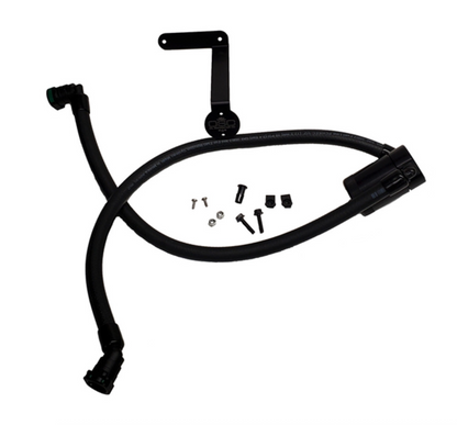 J&L 2011-2023 Ford F-150 Passenger Side Oil Separator 3.0 (Black Anodized)