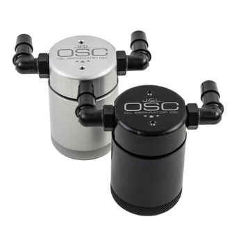 J&L 2011-2023 Ford F-150 Passenger Side Oil Separator 3.0 (Black Anodized) - 0
