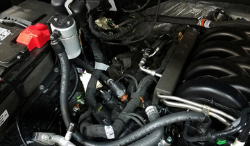 J&L 2011-2023 Ford F-150 Passenger Side Oil Separator 3.0 (Clear Anodized) - 0