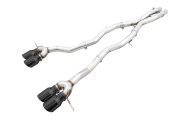 AWE Track Edition Catback Exhaust for BMW G8X M3/M4 - Diamond Black Tips