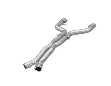 MBRP 21-23 BMW M4 G82 / M3 G80 3.0L T304 Stainless Steel 3in Resonator Bypass X-Pipe