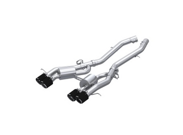 MBRP 2021+ BMW M3/M4 3in Axle Back Dual Rear Exit w/ T304 SS Carbon Fiber Tips