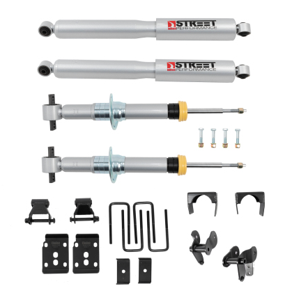 Belltech 2021+ Ford F-150 4WD 1in to 3.5in Front 5.5in Rear Lowering Kit