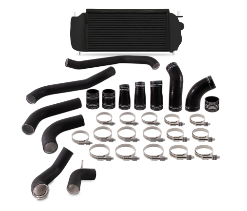 Mishimoto 2017+ Ford F150 3.5L EcoBoost Performance Intercooler Kit - Black Cooler Black Pipes
