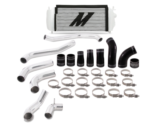 Mishimoto 2017+ Ford F150 3.5L EcoBoost Performance Intercooler Kit - Silver Cooler Polished Pipes