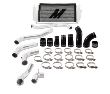 Mishimoto 2017+ Ford F150 3.5L EcoBoost Performance Intercooler Kit - Silver Cooler Polished Pipes